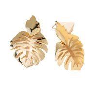 Fashion Metal Leaf Earrings main image 6