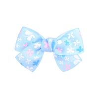 New Children's Candy Color Bow Clip Set sku image 3