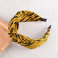 Korean New Chain Black Stripes Leopard Print Headband sku image 6