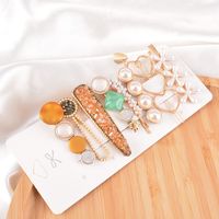 Pearl Frosted Hairpin Eight-piece Set sku image 3