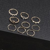 Simple Diamond Rings Set sku image 1