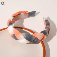 Tie-dye Gradient Color Braid Headband sku image 3
