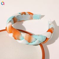Tie-dye Gradient Color Braid Headband sku image 5