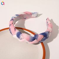 Tie-dye Gradient Color Braid Headband sku image 2