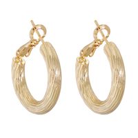 Mode Forme C Placage Alliage Des Boucles D'oreilles Boucles D'oreilles main image 1