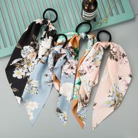 Fashion Colorful Pattern Fabric Ribbon Hair Rope main image 2