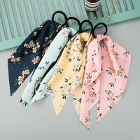 Chiffon Fabric Printing Ribbon Bow Hair Rope main image 2