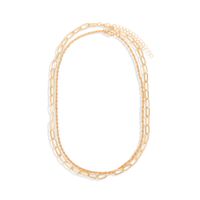 Multi-layered Wear Chain Women's Alloy Geometric Necklace main image 6