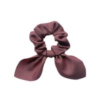 Retro Satin Bow Hair Scrunchies main image 6