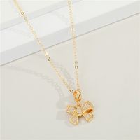 Diamond Alloy Butterfly Necklace main image 4