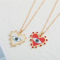 Collier Oeil De Démon En Forme De Coeur En Diamant Bohemia New main image 2