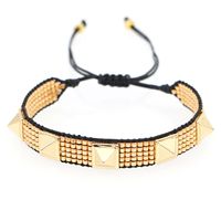 Multi-layered Diamond-studded Beaded Miyuki Rice Bead Bracelet main image 4