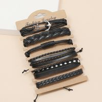 New Hand-woven Retro Cowhide Bracelet Diy Leather Bracelet main image 3