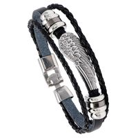 Punk Style Woven Cowhide Bracelet main image 2