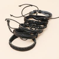 Vintage Hand-woven Leather  Leather Bracelet main image 5