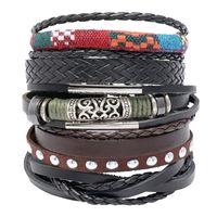 New Hand-woven Ethnic Leather Bracelet main image 1