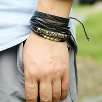 New Hand-woven Ethnic Leather Bracelet main image 6