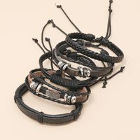 New  Hand-woven Cowhide Bracelet main image 4