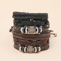 Simple Retro  Leather Bracelet main image 4