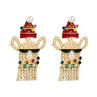 Christmas Cartoon Characters Earrings sku image 1