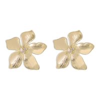 Golden Flower Earrings sku image 1