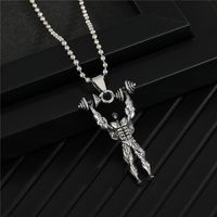 New Punk Muscle Male Necklace sku image 2