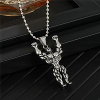 New Punk Muscle Male Necklace sku image 4