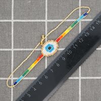 Bohemian Hand-woven Turkish Blue Eyes Rainbow Ethnic Bracelet sku image 1