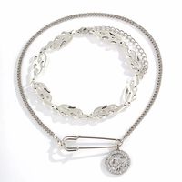 Hip-hop Style Flame Chain Necklace sku image 1