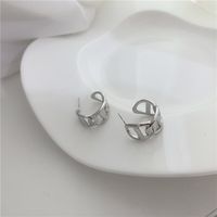 Metal C-shaped Earrings sku image 2