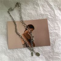 Briefanhänger Mehrschichtige Halskette sku image 1