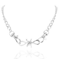 Fashion Alloy Lobster Clasp Pendant Necklace sku image 1