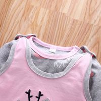 Fashion Cute Overalls Baby Animal Print Romper main image 3