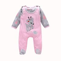Fashion Cute Overalls Baby Animal Print Romper main image 6