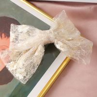 Big Bow Lace Chrysanthemum Hairpin sku image 2