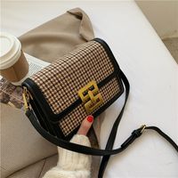 Retro Woolen Small Square Bag sku image 3