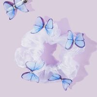 Retro Fashion Butterfly Hair Scrunchies main image 5