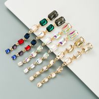 Fashion Multi-layer Alloy Diamond Earrings main image 1
