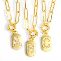 Hip-hop Retro 26 Letters Pendant Chain main image 1