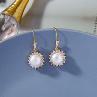Pearl Elegant Retro Earrings main image 1