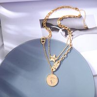 Star Pendant Double Layered Fashion Necklace main image 2