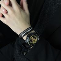 Retro Fashion Multi-layer Punk Braided Leather Bracelet main image 6