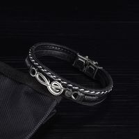 Hip-hop Style Multilayer Retro Woven Leather Bracelet main image 3