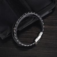 Retro Musical Instrument Multi-layer Leather Bracelet main image 5