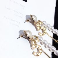 New Pin Pearl Exaggerated Earrings main image 3