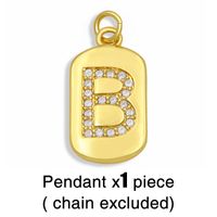 Hip-hop Retro 26 Letters Pendant Chain sku image 1