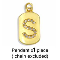 Hip-hop Retro 26 Letters Pendant Chain sku image 14