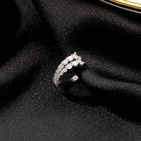 Korean Fashion Micro-inlaid Zircon Ear Bone Clip sku image 2