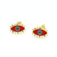 Fashion Devil’s Eye Stud Earrings sku image 1