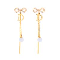 Fashion Simple Letter Earrings sku image 1